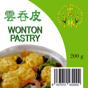 Pasta de Wonton para hervir - Happy FuWong